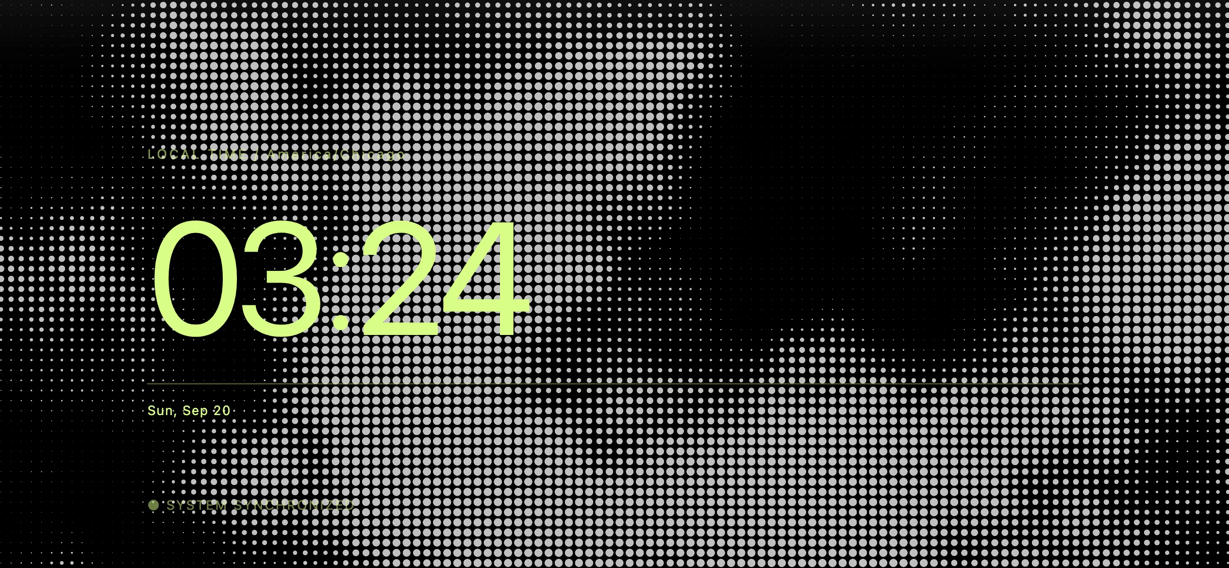 Index clock design in Klocky
