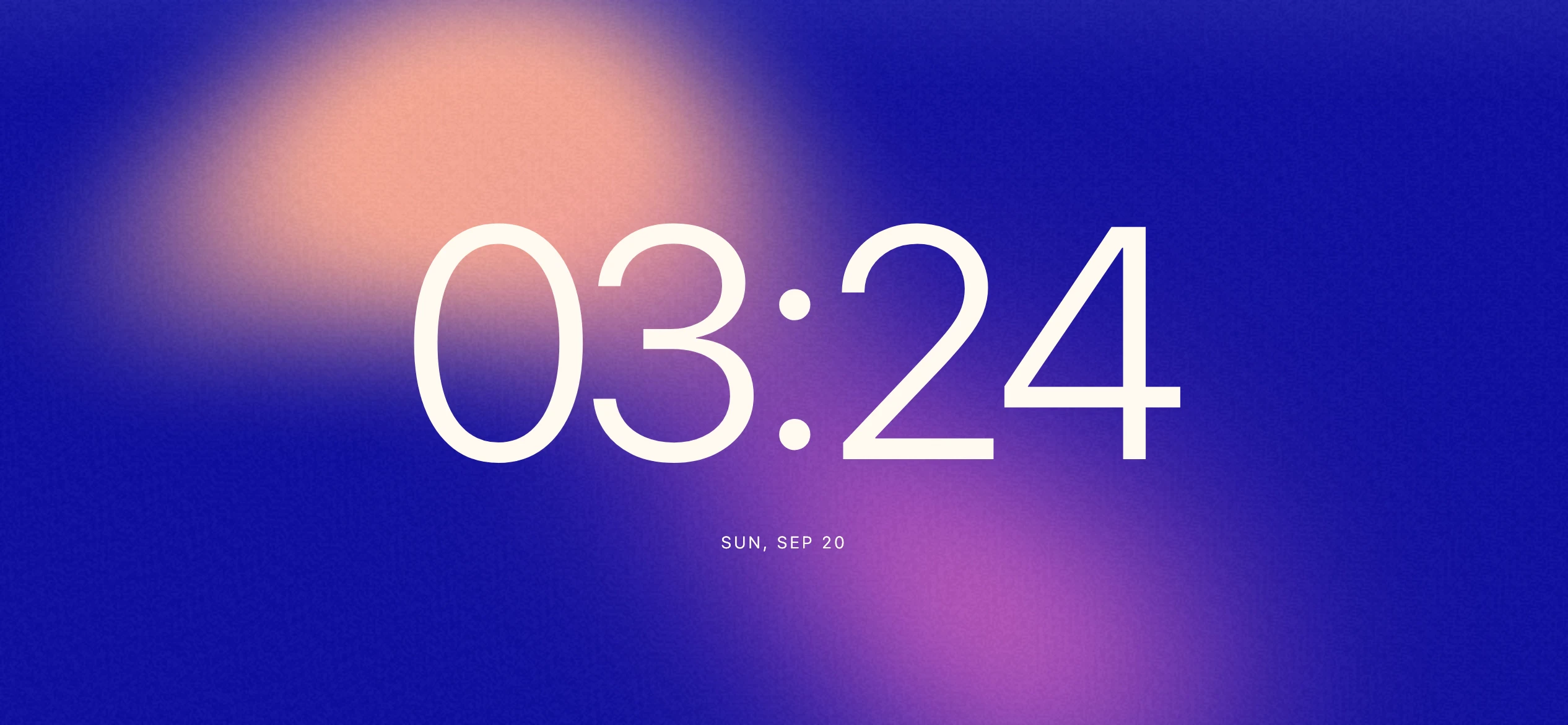 Meridian clock design in Klocky